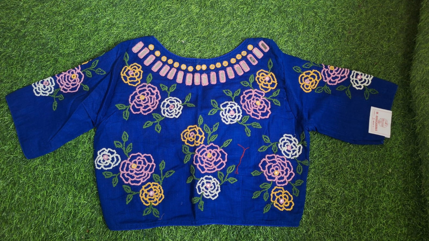 Hand Embroidery Blouse || B24 ||