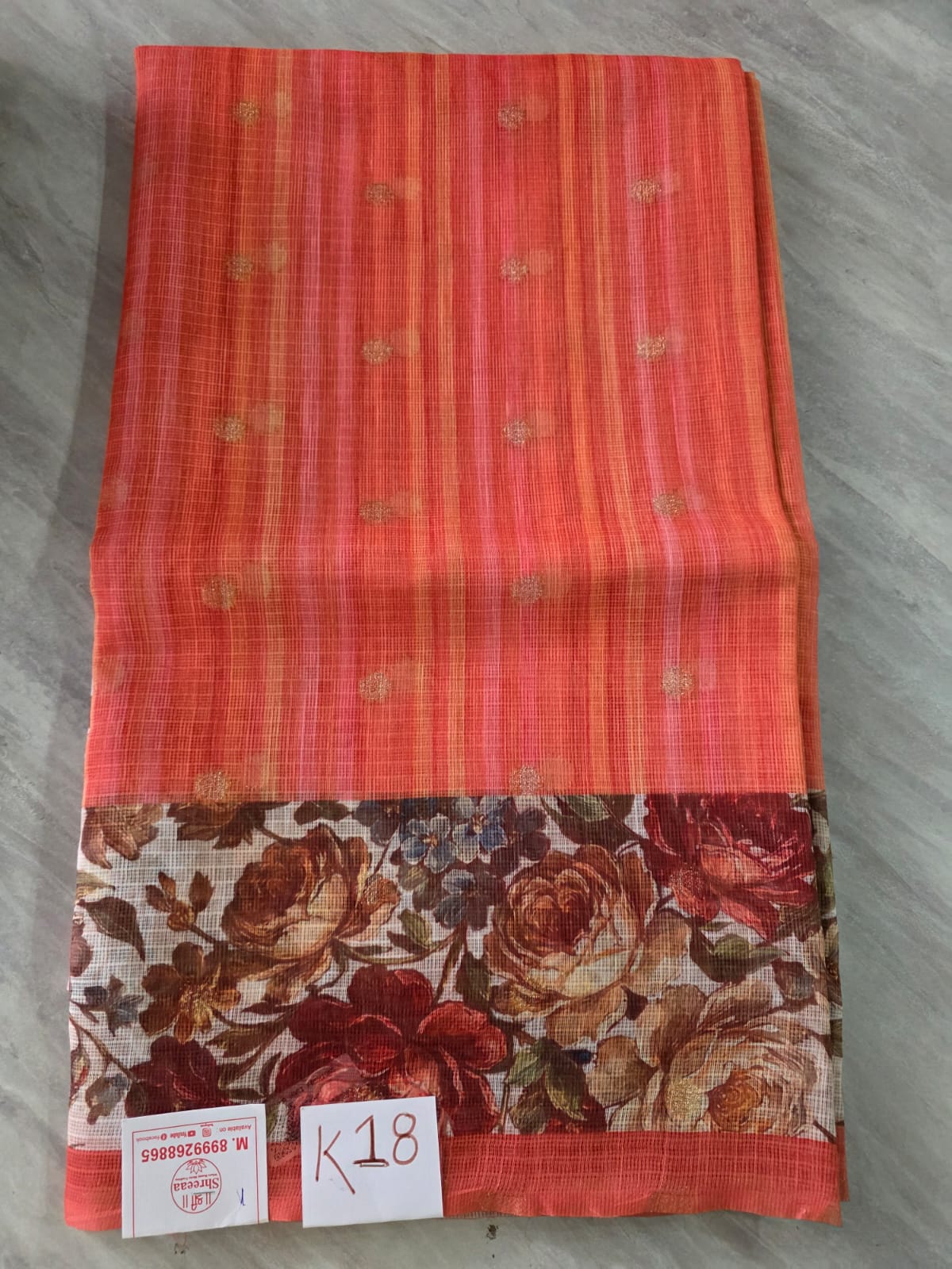 Soft Semi Kota Silk Texture Saree || K18 ||