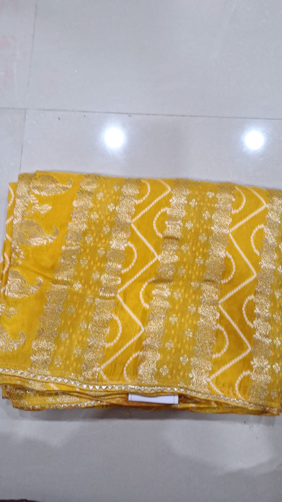 H.O Silk With Bandhej Desing Saree ||  A17 ||