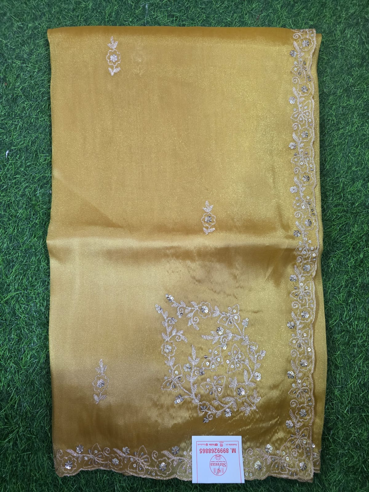 Fancy Tissue Saree || A32 ||