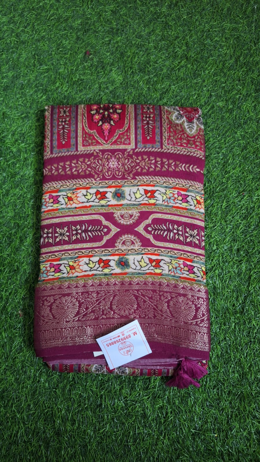 Crape Silk Saree || A64 ||