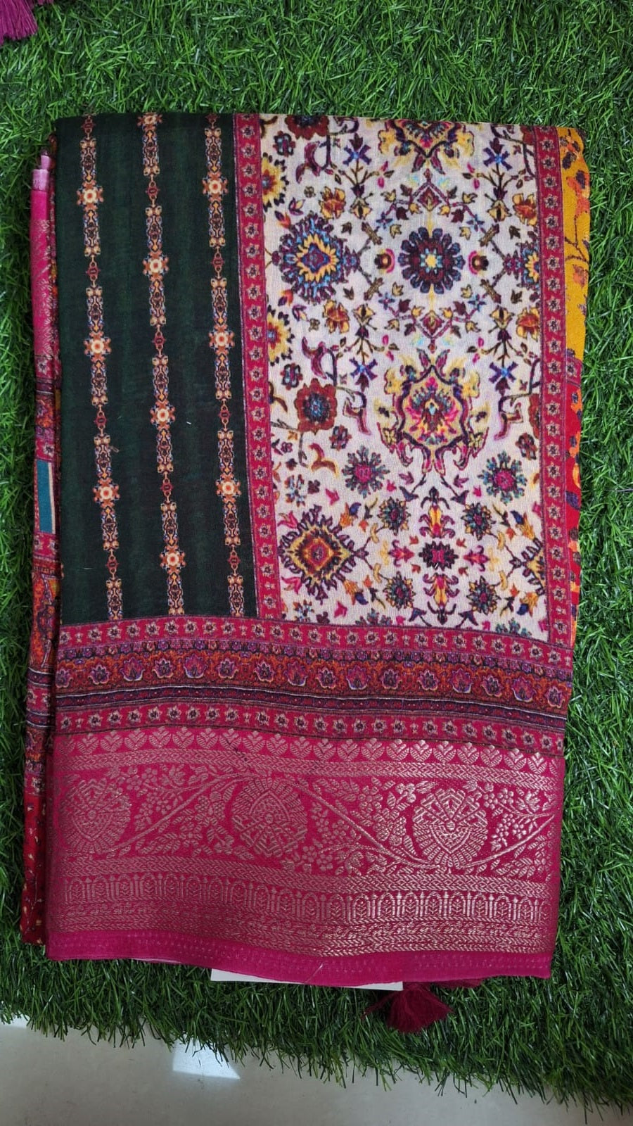 Crape Silk Saree || A64 ||