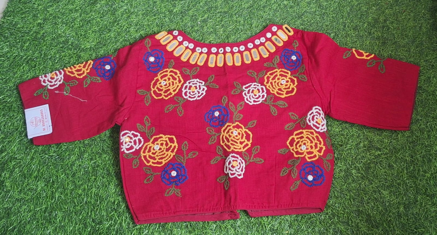 Hand Embroidery Blouse || B24 ||