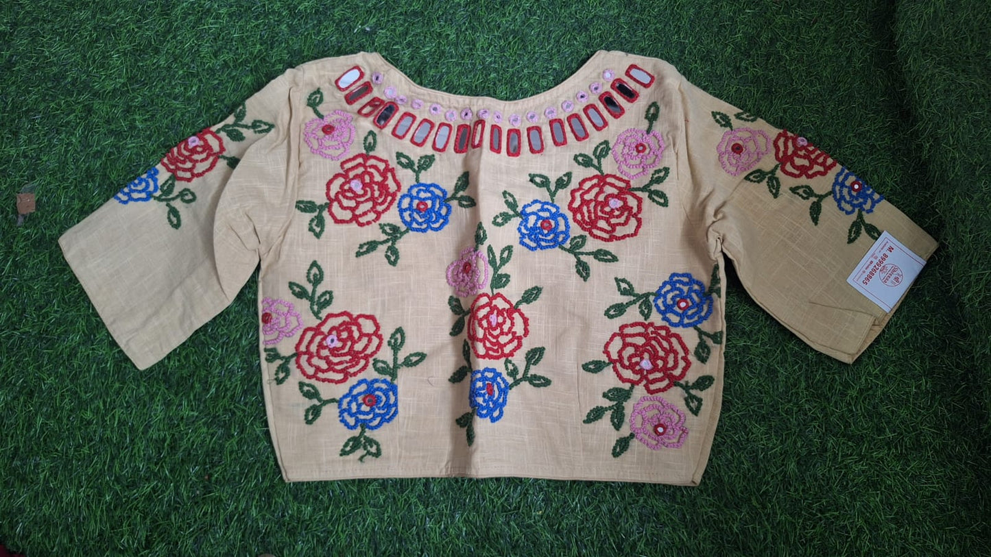 Hand Embroidery Blouse || B24 ||