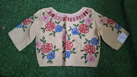 Hand Embroidery Blouse || B24 ||