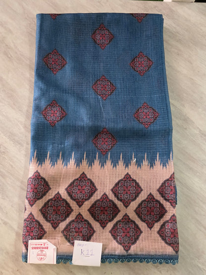 Soft Semi Kota Silk Texture Saree || K11 ||