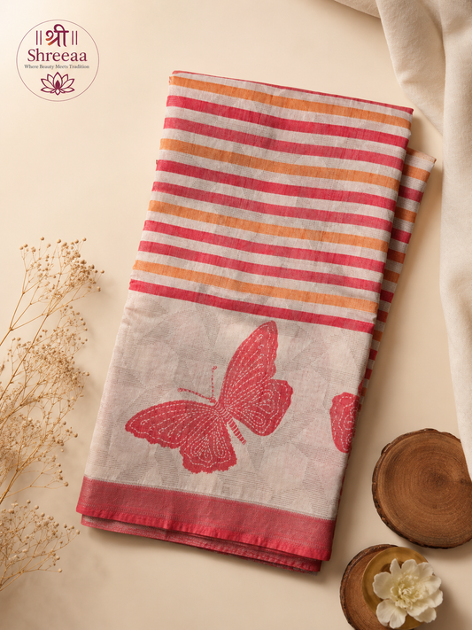 Designer Printed Saree || A24 ||