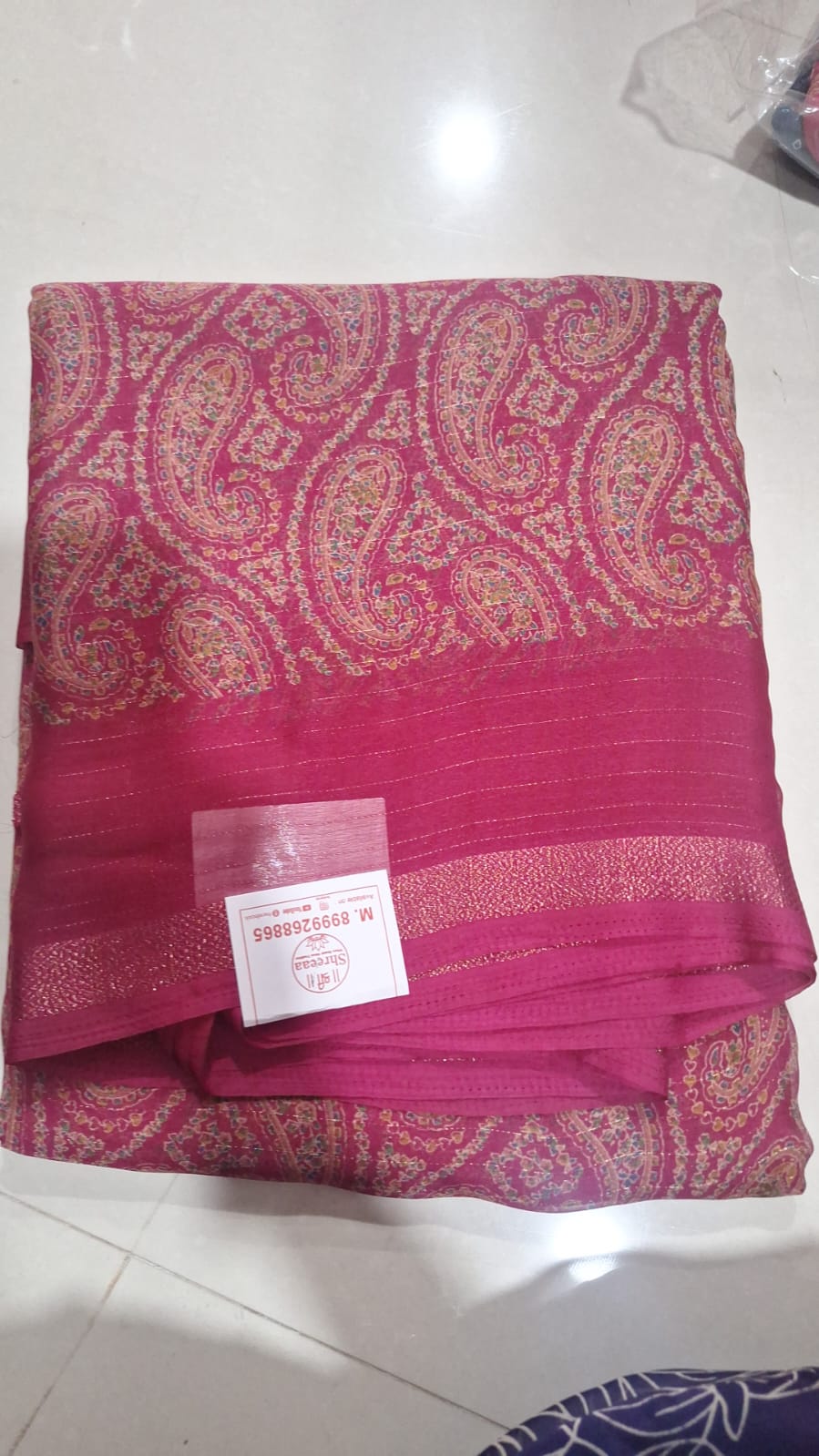Daily Wear Printed Saree || A40 ||