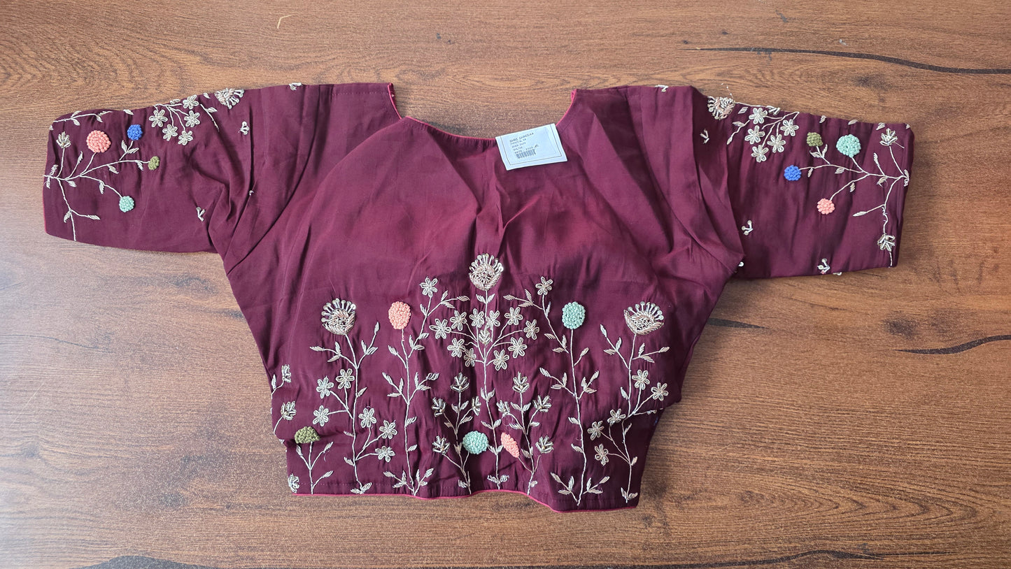 Hand Work Blouse || B37 ||