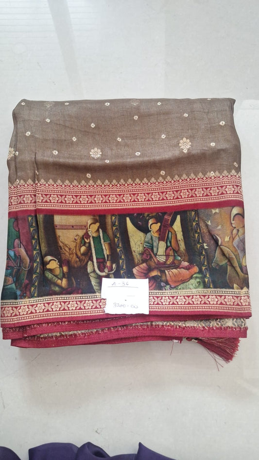 Premium Silk Saree || A36 ||