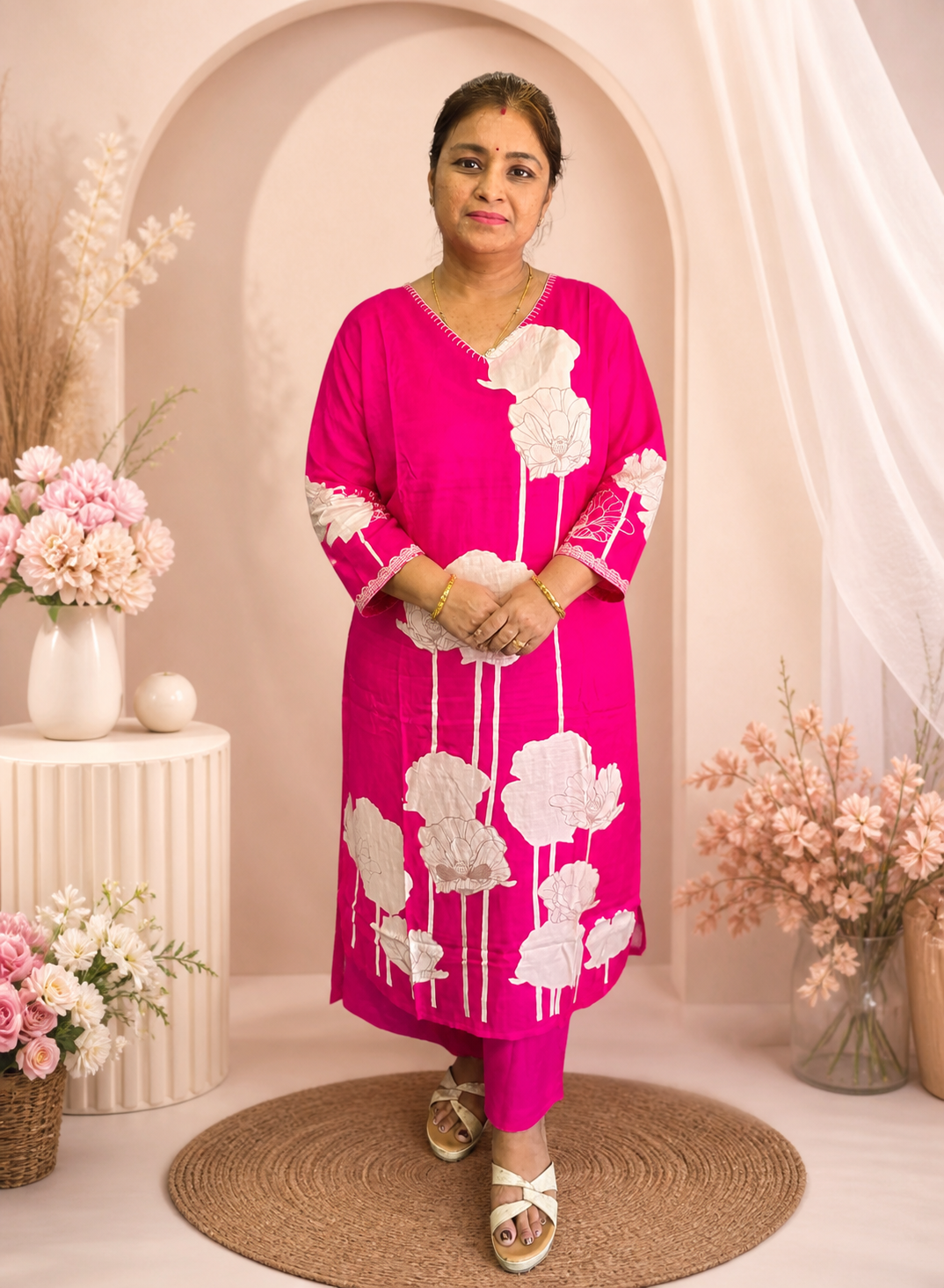 Kurta Palazzo Pants 2 Piece set || D21 ||