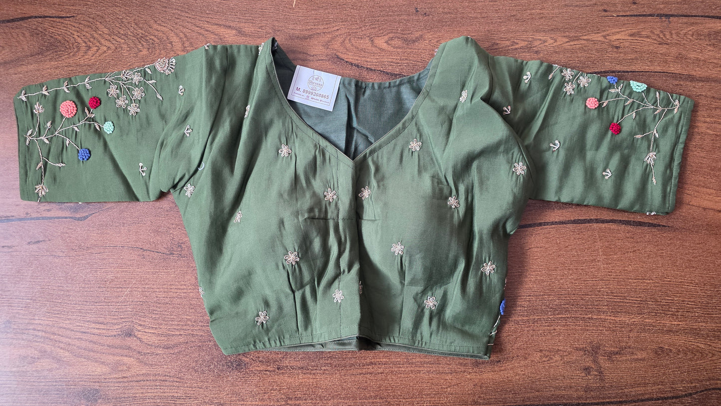 Hand Work Blouse || B37 ||