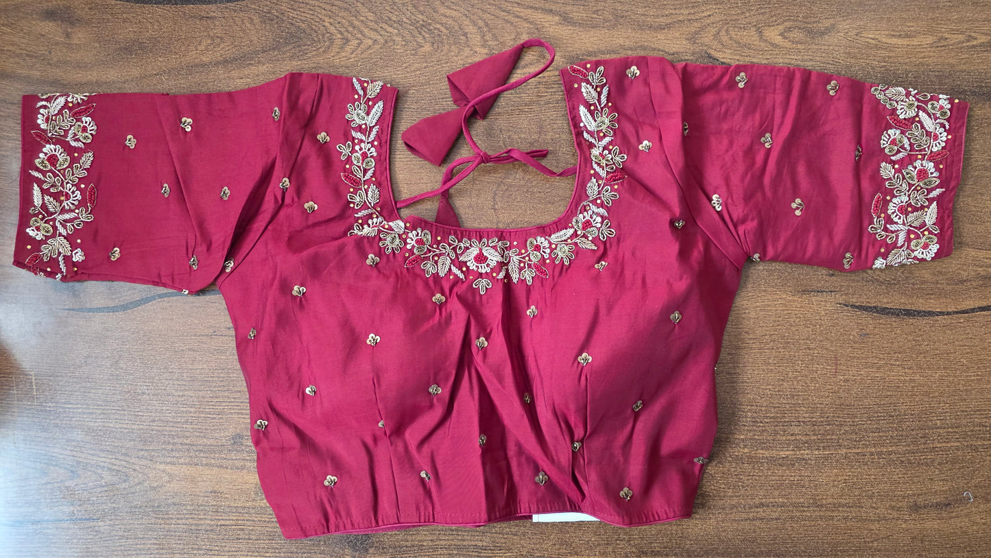 Hand Work Blouse || B40 ||