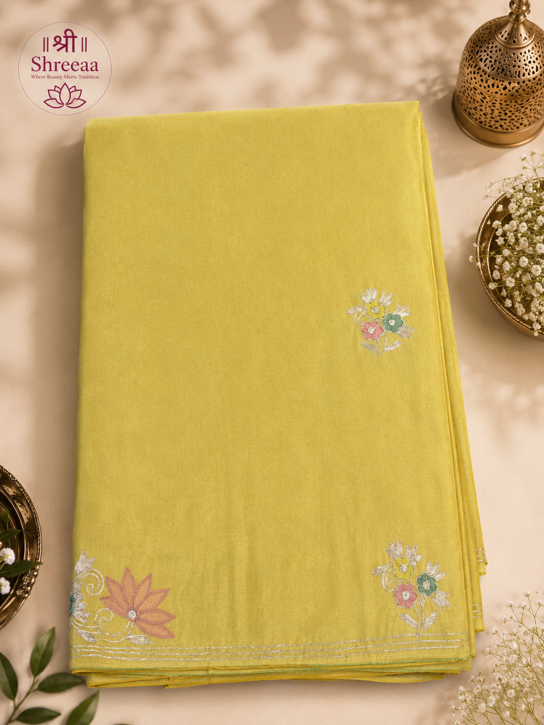 H.O Silk Saree with designer border || A16 ||