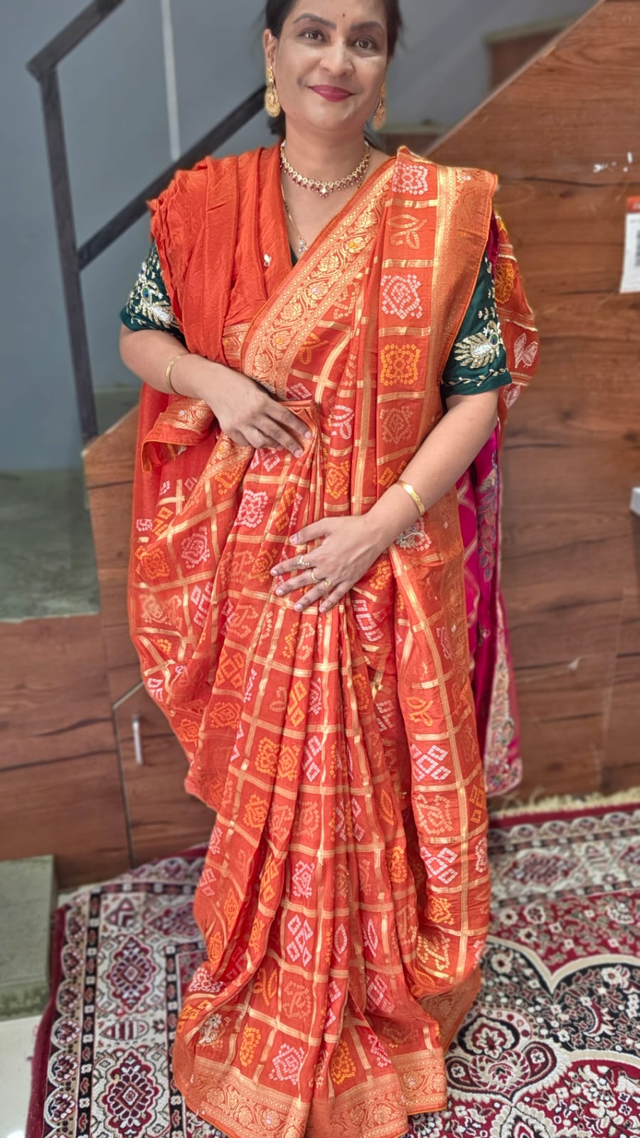 Ghatchola bandhej saree || S02 ||