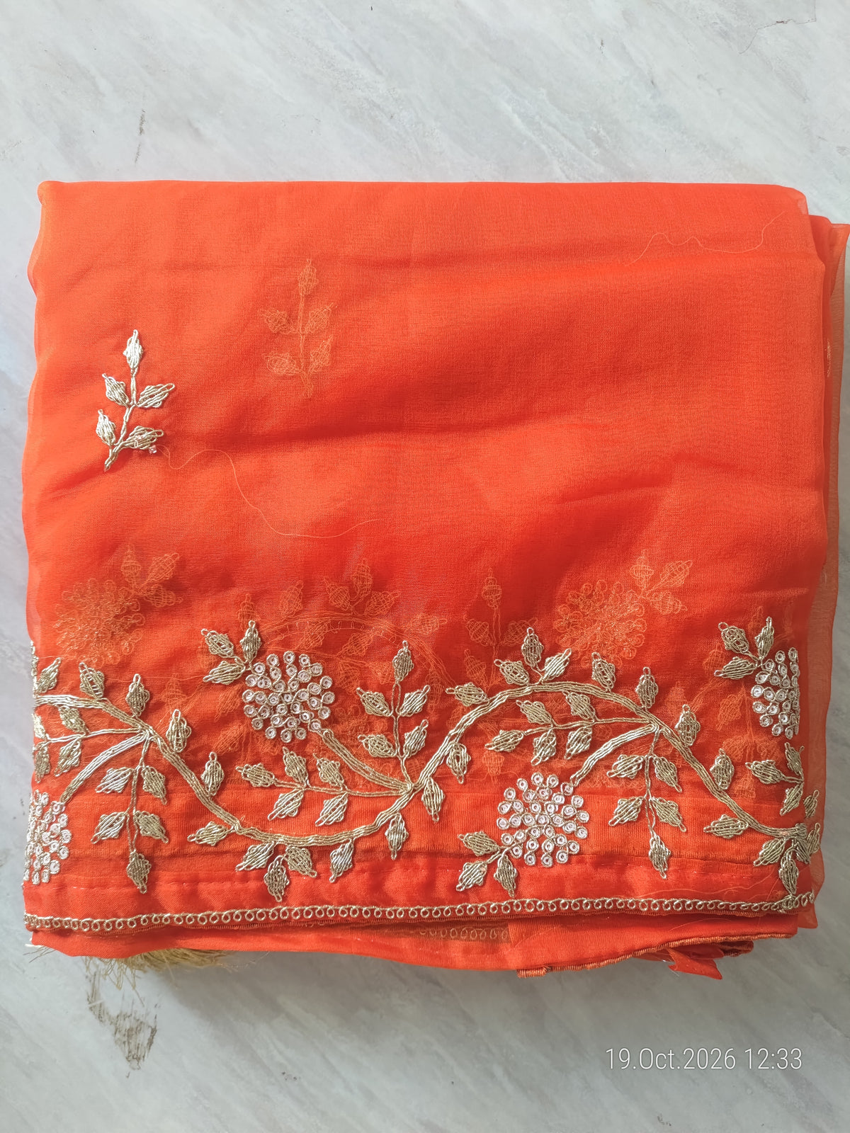 Saree || A27 Orange || 1450 ||