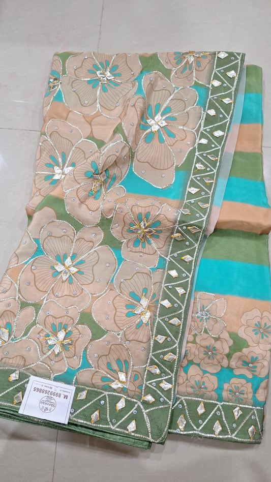 Designer Party Wear Saree || V14 ||