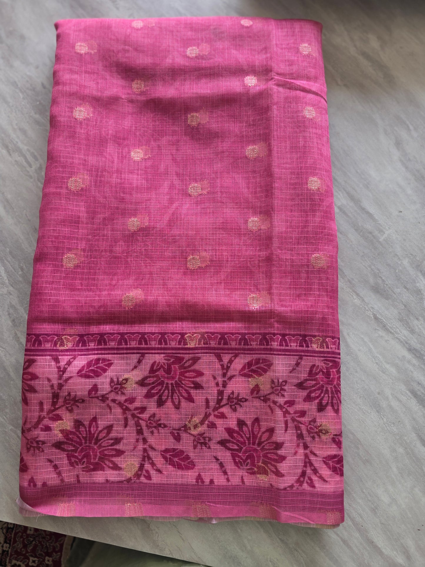Soft Semi Kota Silk Texture Saree || K18 ||