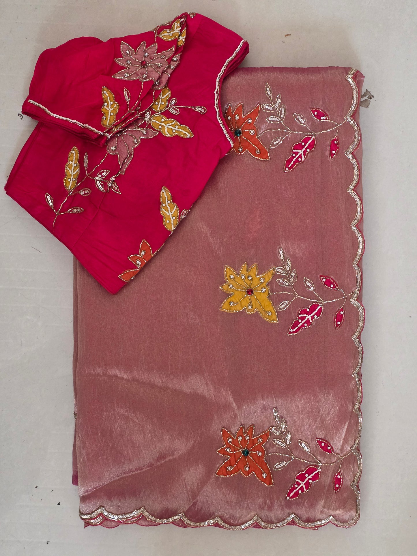 Stich Blouse Pure Saree || A319 || 2800 ||