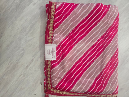 Daily Wear Lehariya Saree|| A409 || 900 ||