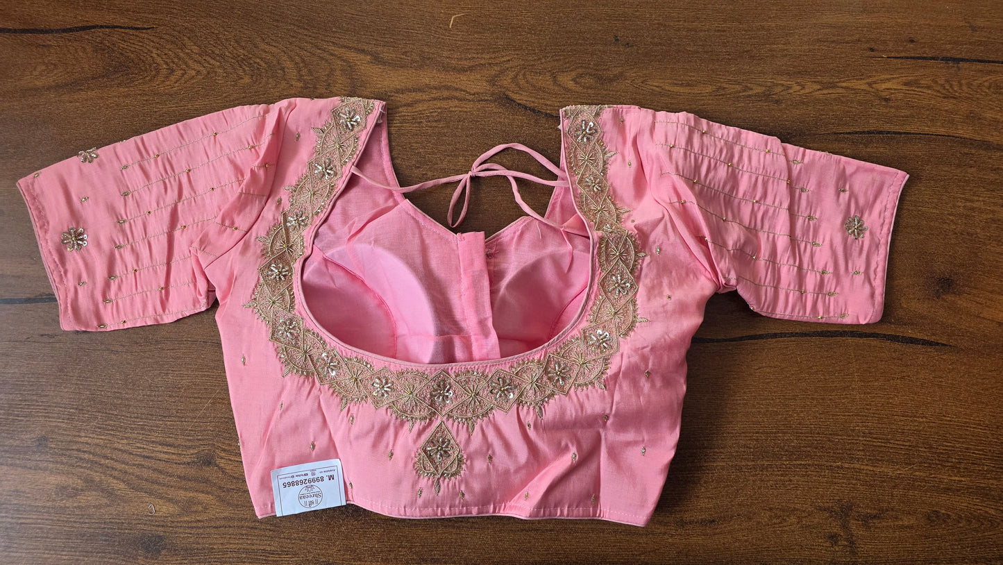 Hand Work Blouse || B38 ||