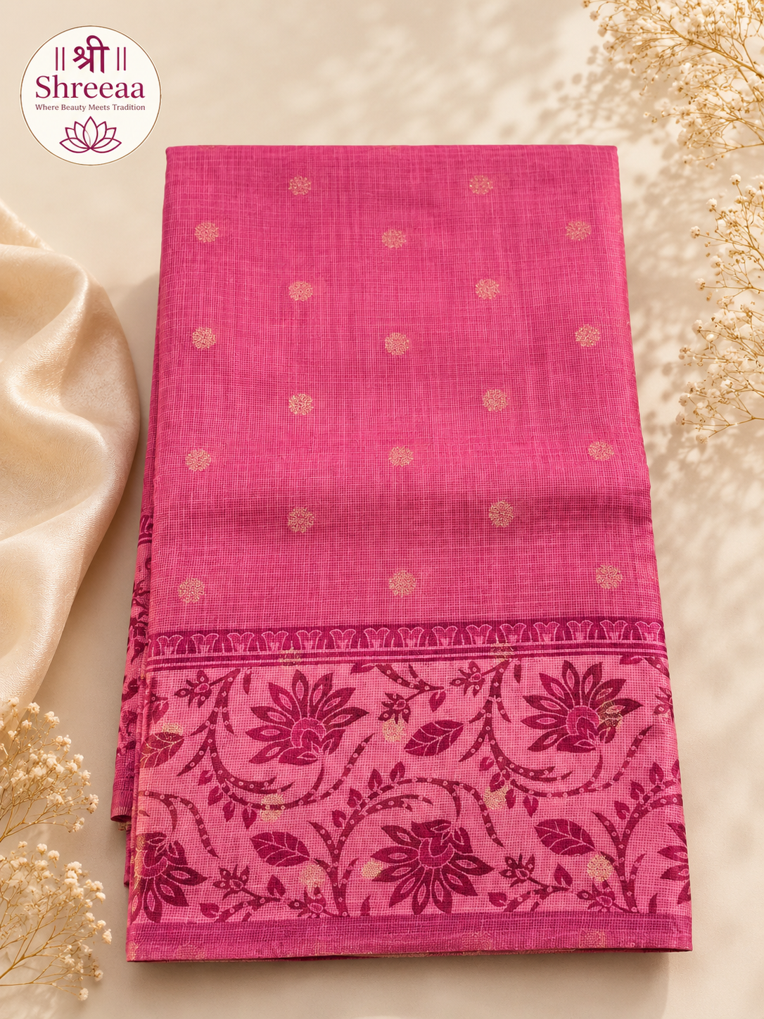 Soft Semi Kota Silk Texture Saree || K17 ||