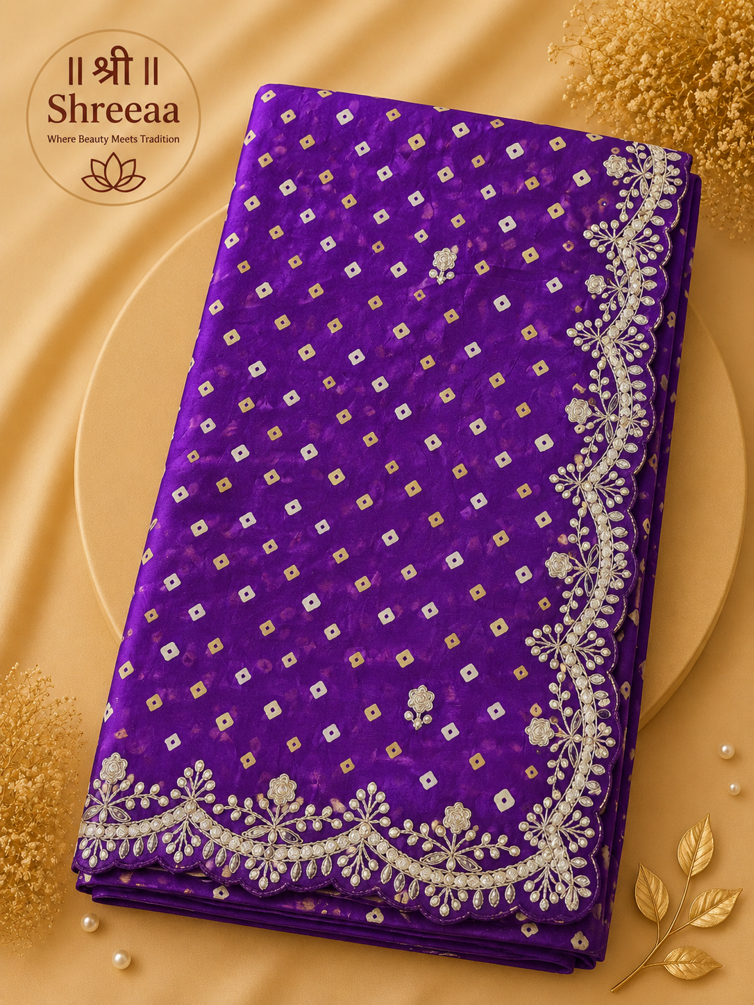 Fancy Bandhej Saree with Designer Border || A15 ||