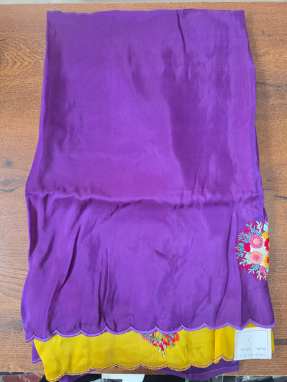 Hand Embroidery Saree || A83 ||
