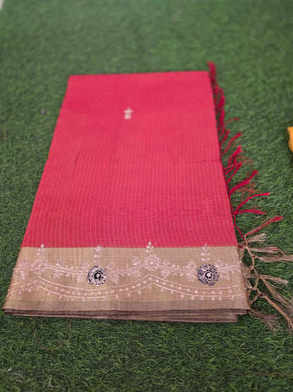 Tissue Supernet Saree ||SS504||