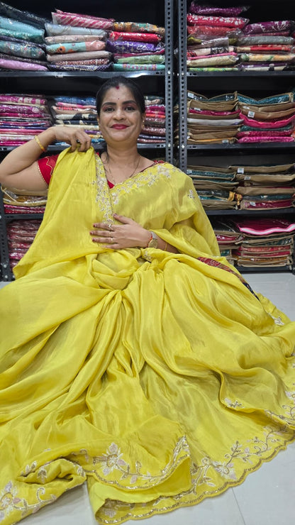 Pure Handwork saree||A12||6400||