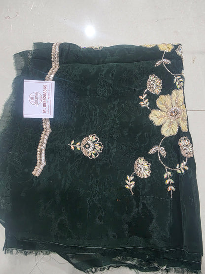 Handwork blouse fabric ||B63||1700