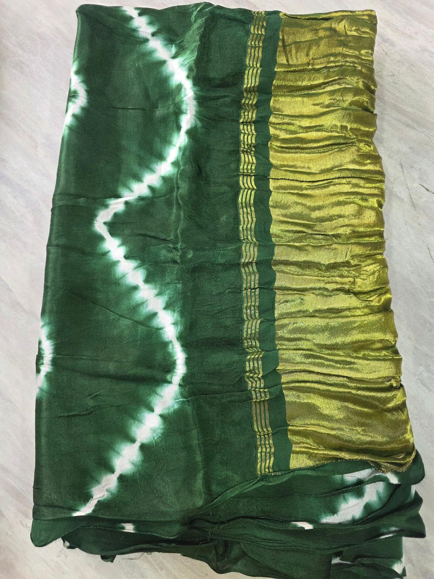 Gajji Silk Lehariya Saree