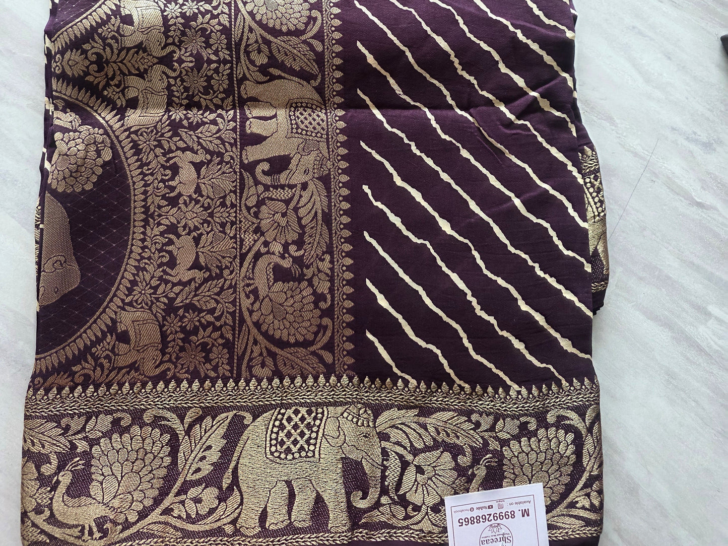 Lehariya Silk saree ||A392||2420