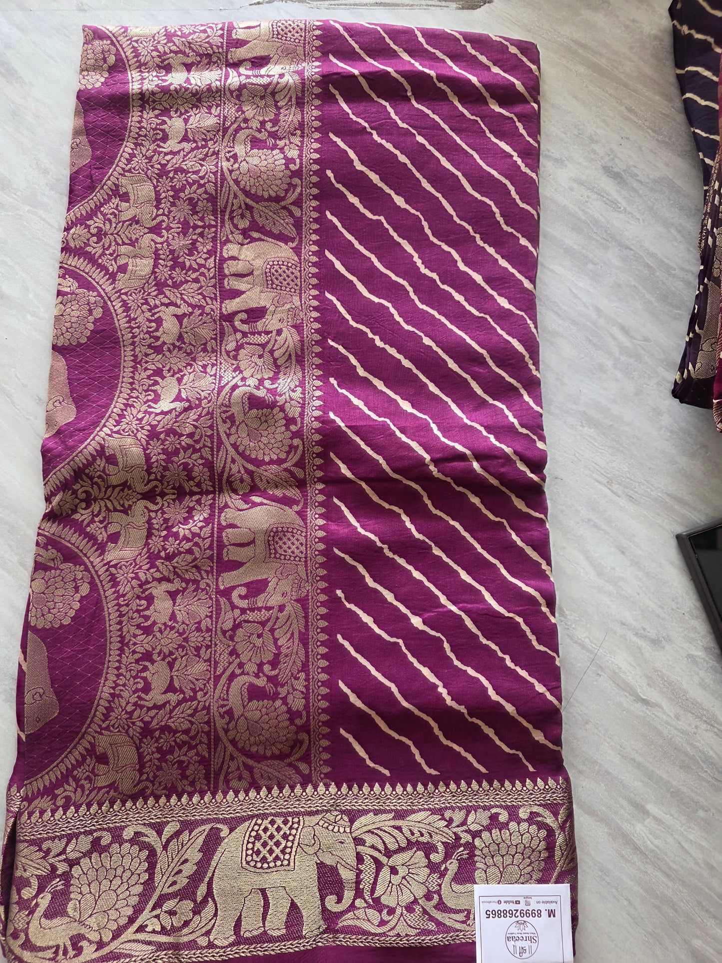 Lehariya Silk saree ||A392||2420