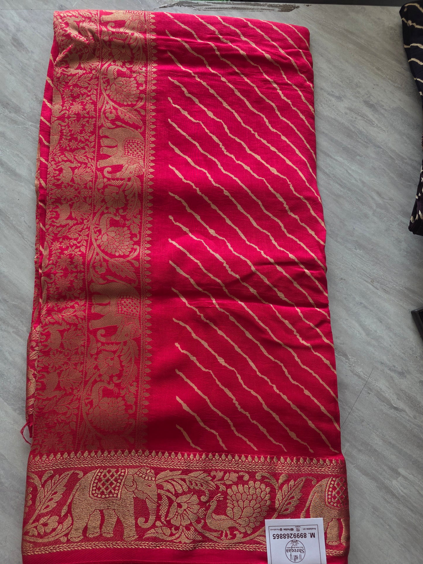 Lehariya Silk saree ||A392||2420