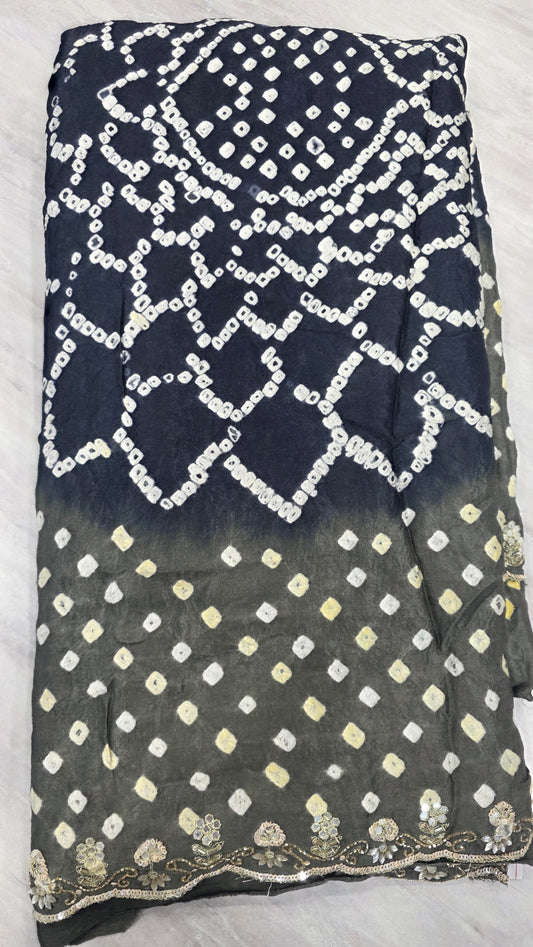 Gajjisilk Handbandhej saree ||A14||4990||