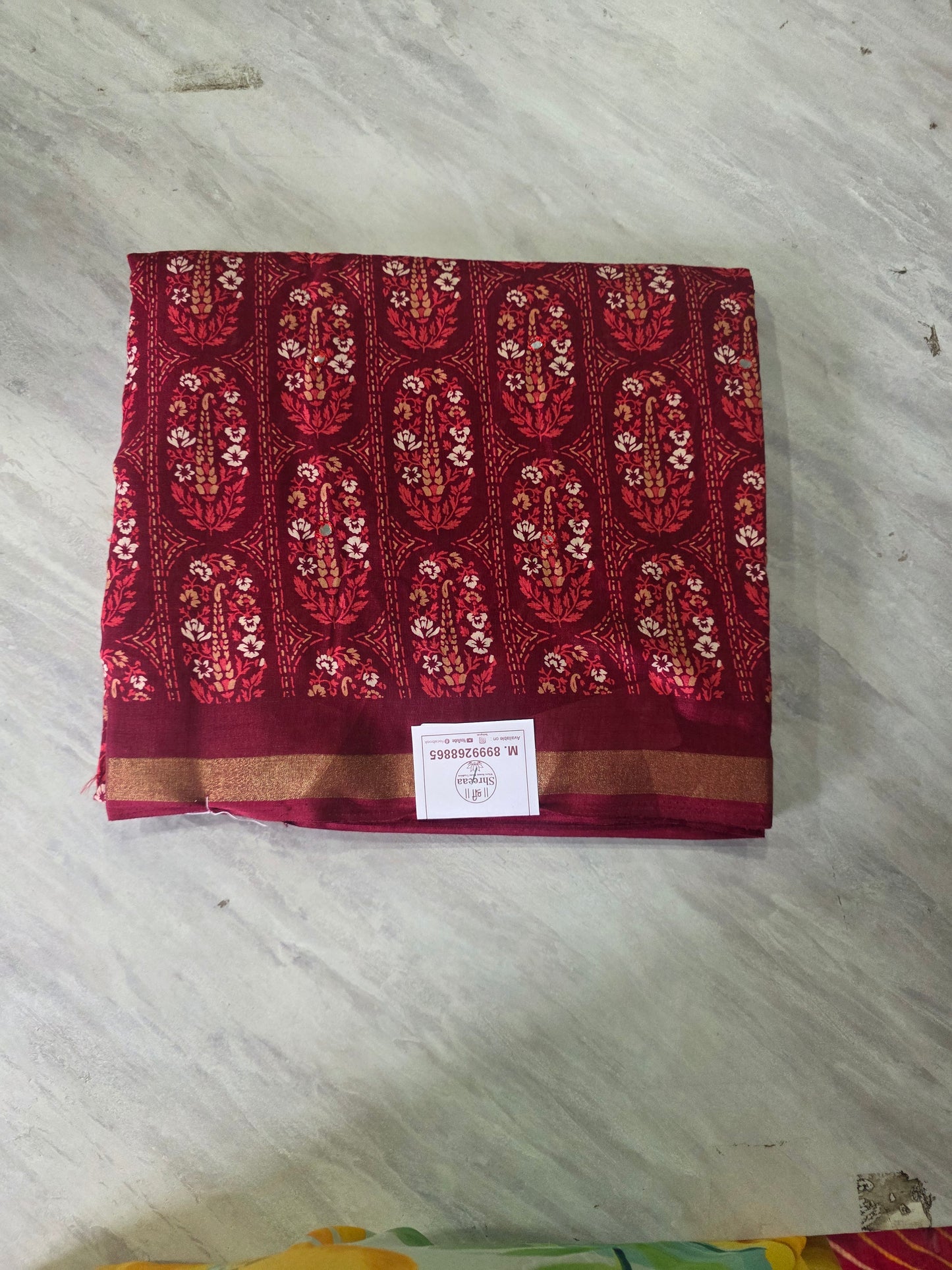 Dailywear Mulcotton Saree|| A387 || 950 ||