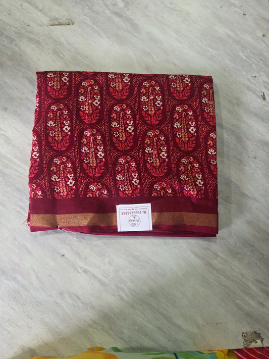 Dailywear Mulcotton Saree|| A387 || 950 ||