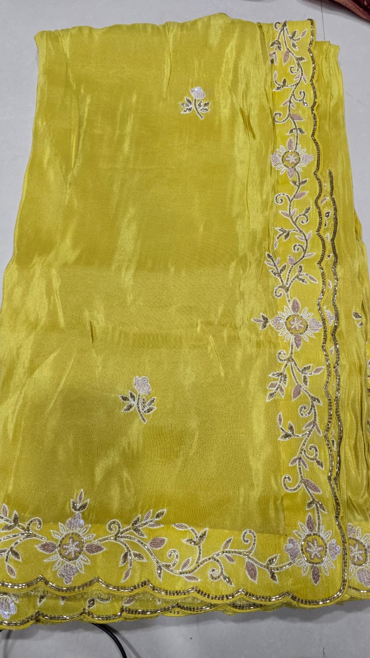 Pure Handwork saree||A12||6400||