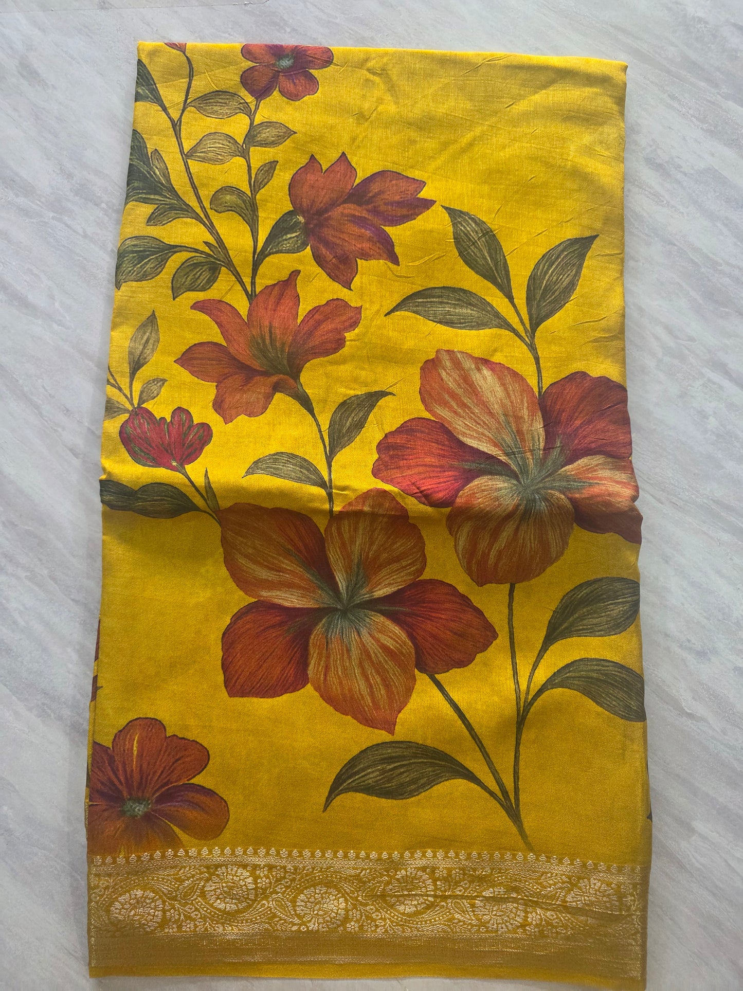 Muslin Silk Saree|| A343 || 2500 ||