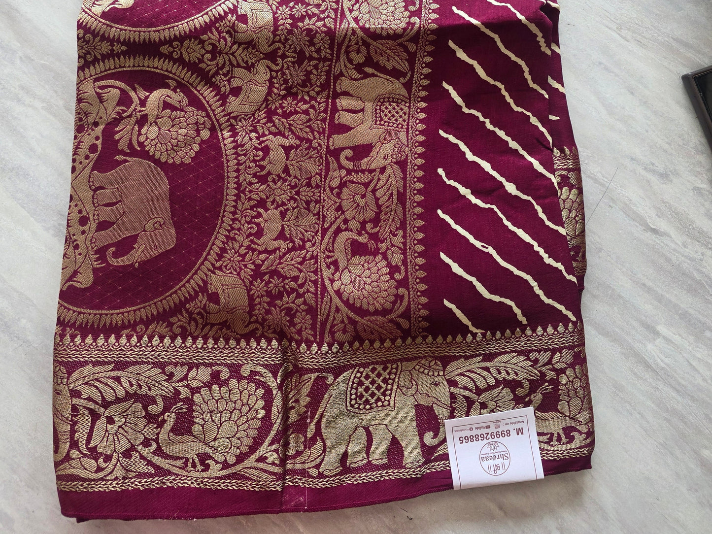 Lehariya Silk saree ||A392||2420