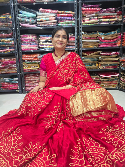 Gajji silk saree ||A23||2300