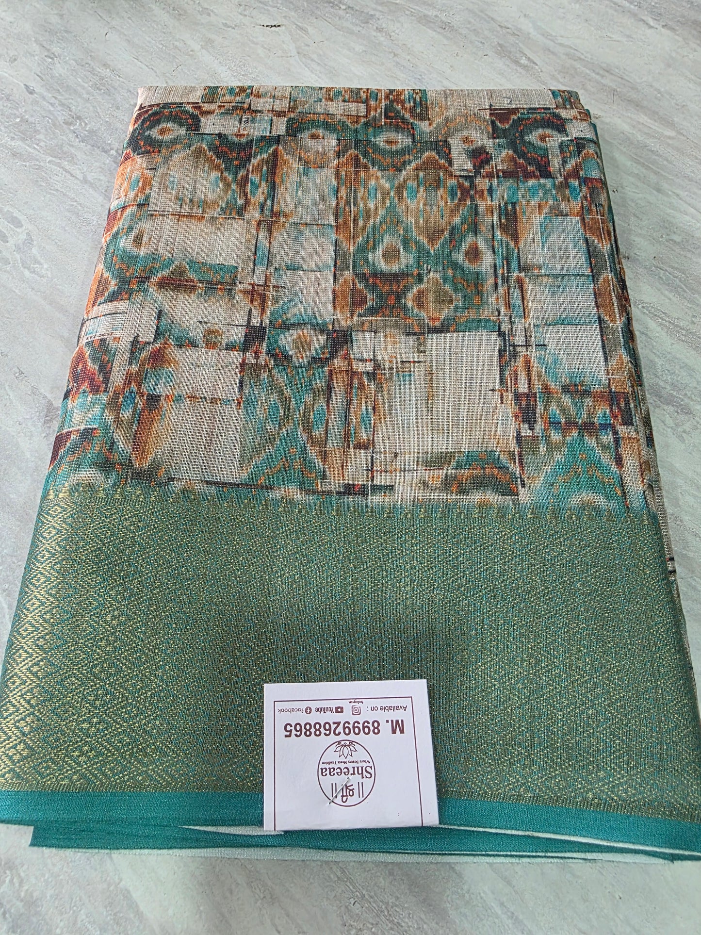 Tissue Linen saree ||A393||720