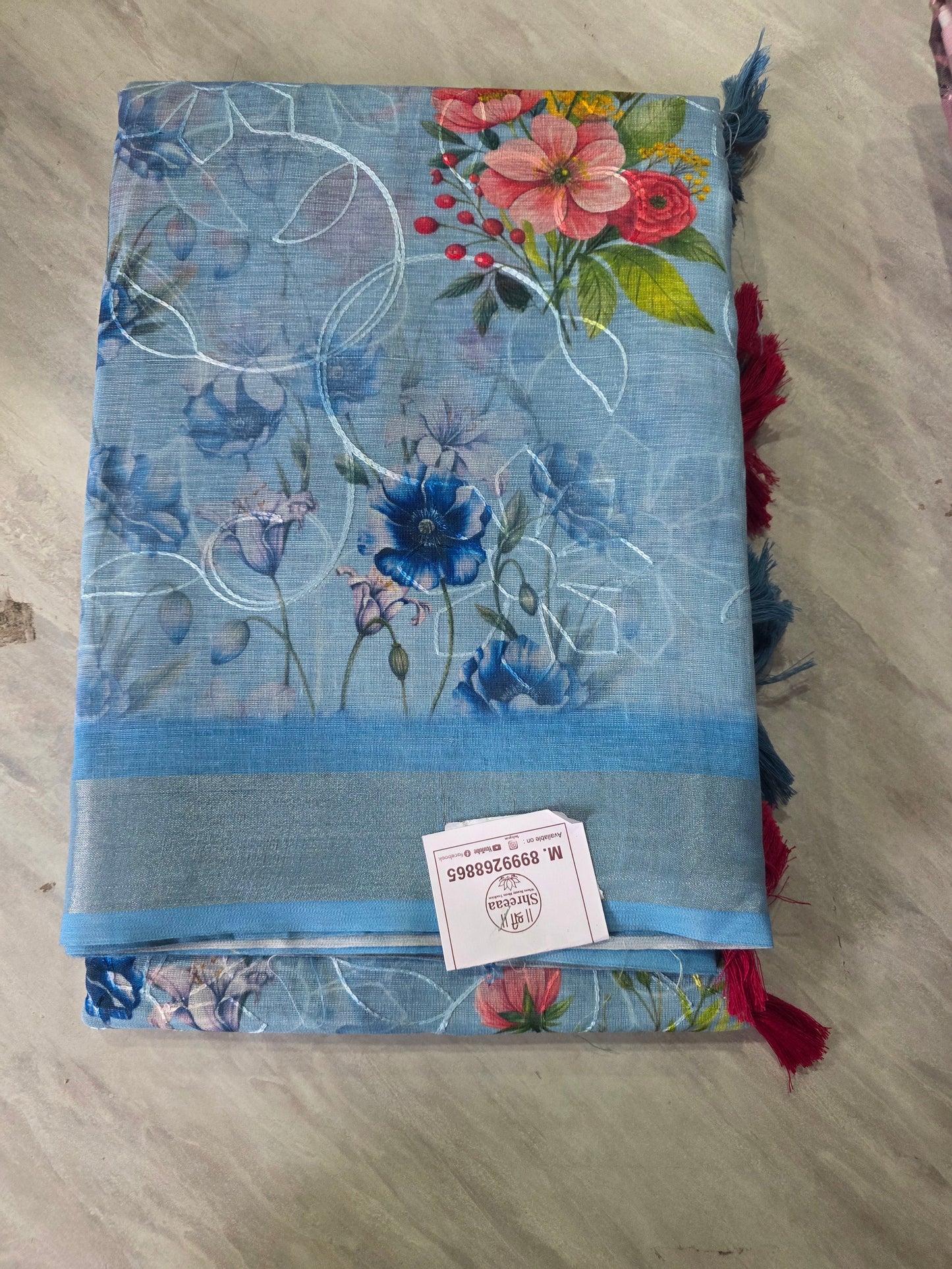 Dailywear Weaving Linen Saree ||A388 || 750 ||