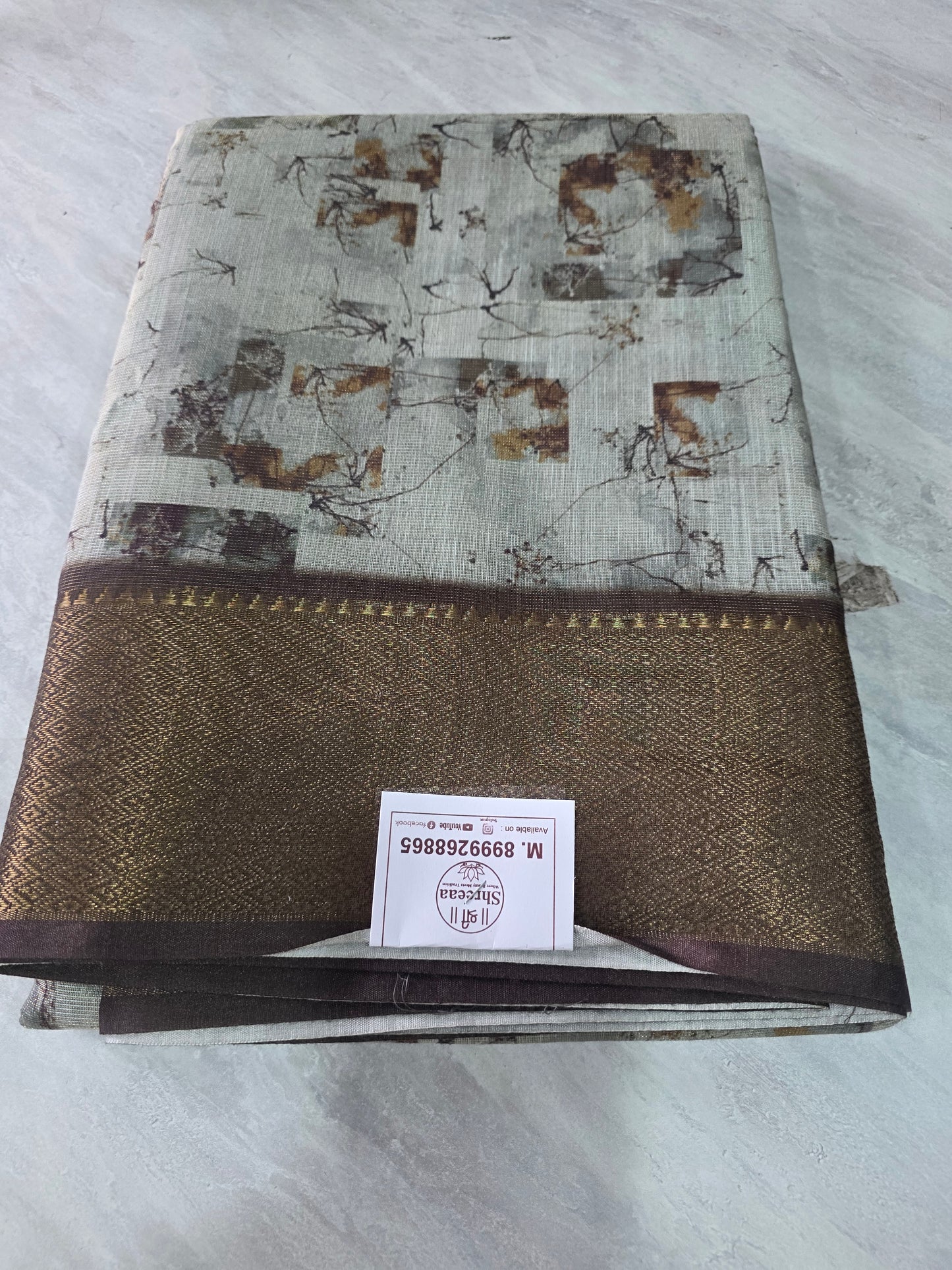 Tissue Linen saree ||A393||720