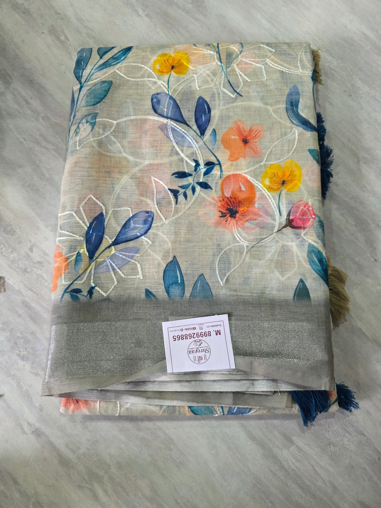 Dailywear Weaving Linen Saree ||A388 || 750 ||