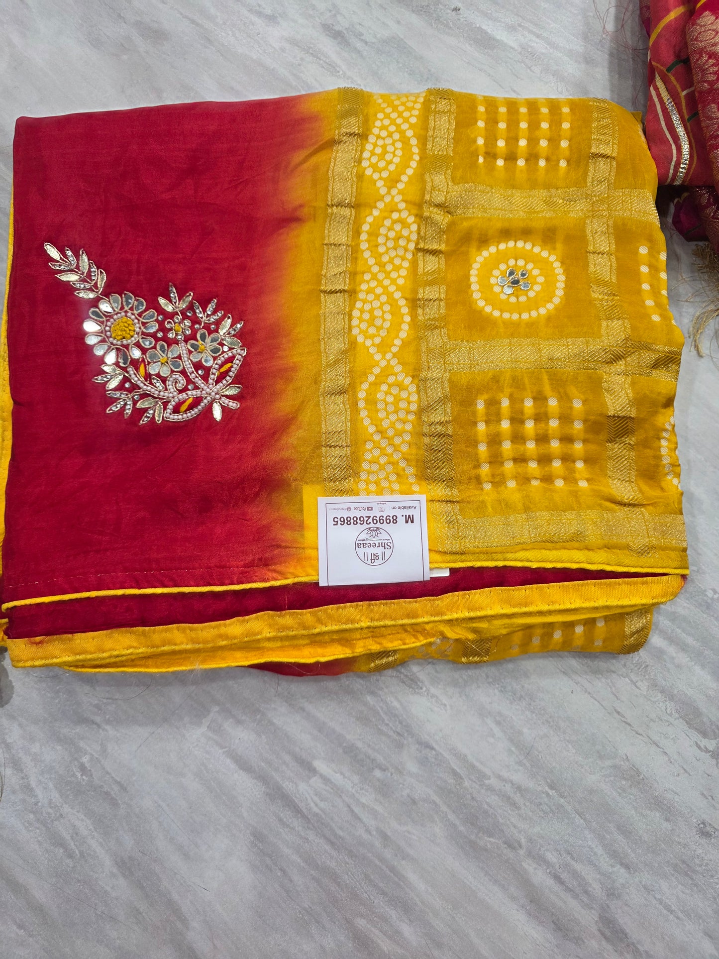 Pure H.O silk Sarees With Handwork ||A417||2500
