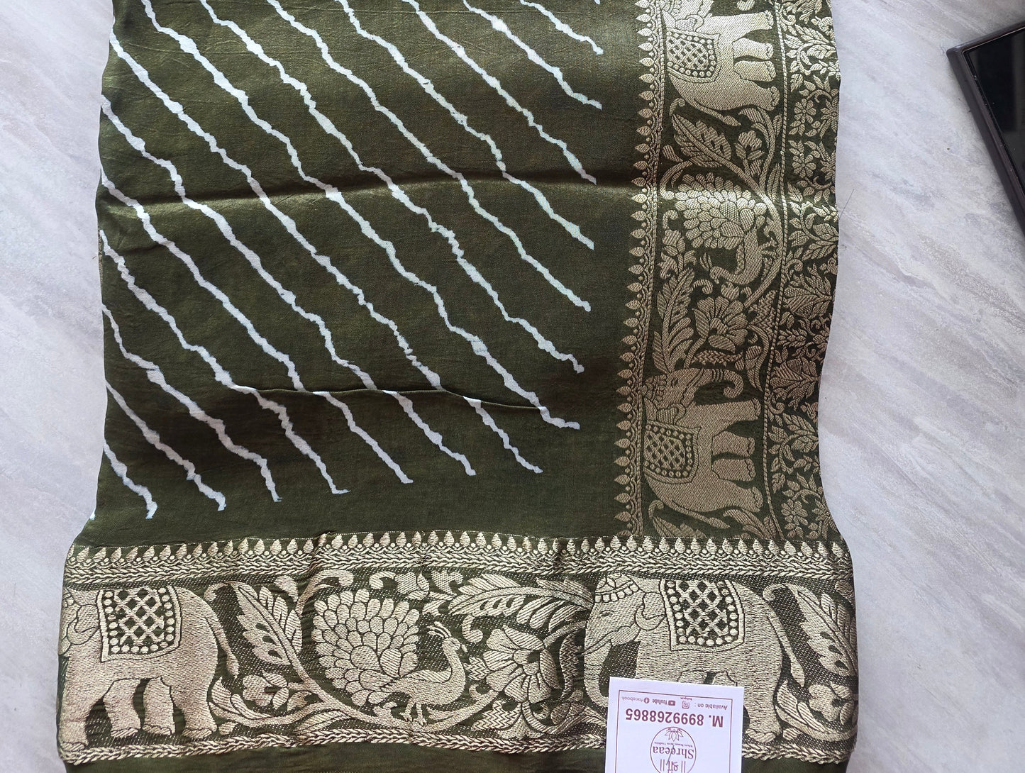 Lehariya Silk saree ||A392||2420
