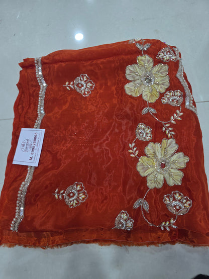 Handwork blouse fabric ||B63||1700