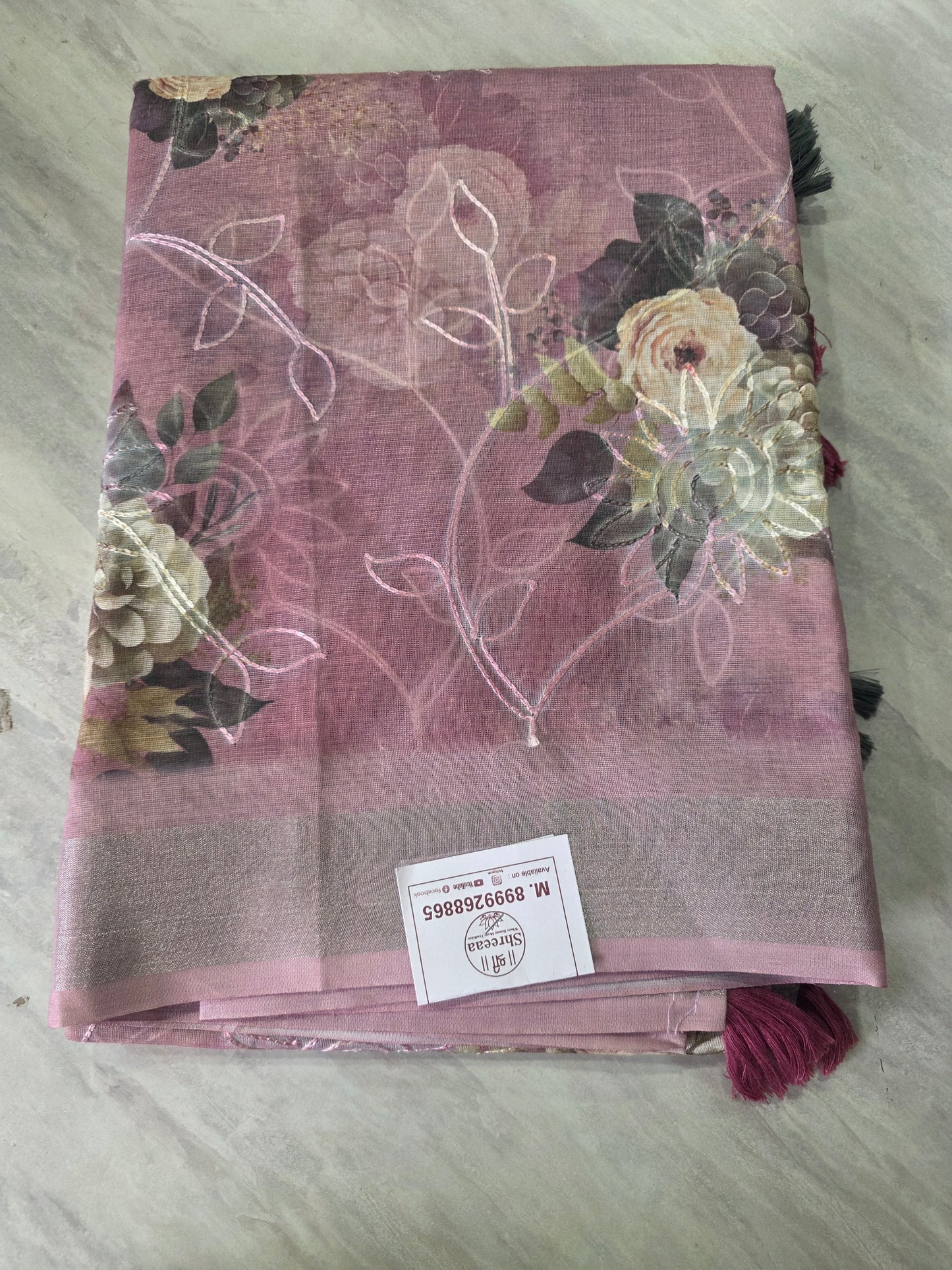 Dailywear Weaving Linen Saree ||A388 || 750 ||
